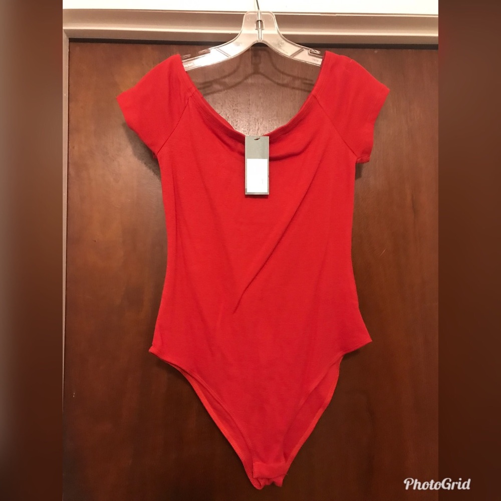 Red body suit